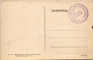 Vándorcigányok. Nr. 437. Kunstanstalt Jos. Drotleff, Hermannstadt, 1917. (Nagyszeben) / Wanderzigeun...