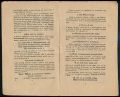 1919 A Népköztársaság és a román nép 7p. Lapkiadó RT. Kolozsvár