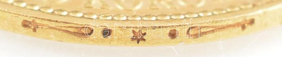 1892KB 10K Au "Ferenc József" Körmöcbánya (3,38g/0.900) T:1-,2 ph. 
Hungary 1892KB 10 Kor...