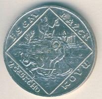 Csehszlovákia 1928. "10 éves a köztársaság - Szt. Prokop az ördöggel szánt" Ag 12,9g Szign.: V. Spaniel T:2+