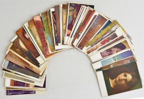 100 db RÉGI művész motívum képeslap / 100 pre-1945 art motive postcards