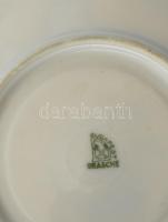 Drasche virágmintás porcelán teás készlet, jelzett, hiányos, lepattanással