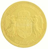 1894KB 10K Au "Ferenc József" Körmöcbánya (3,38g/0.900) T:2
Hungary 1894KB 10 Korona Au &...