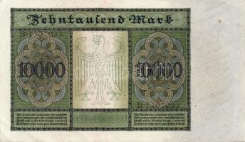 Német Birodalom / Weimari Köztársaság 1922. 10.000M (4x) egymásutáni ill. egy/két ugrású sorszámokka...