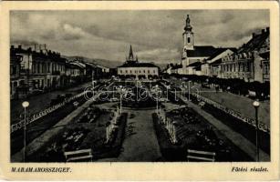 Máramarossziget, Sighetu Marmatiei; Fő tér / main square (EK)