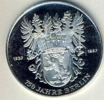 NSZK 1987. "Berlin 750 éves" Ag 20g T:PP