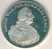 Régi német tallér újverete Károly Vilmos Frigyes Ag 24,5g T:PP
