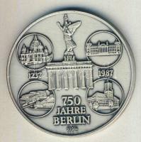 NSZK 1987. "Berlin 750 éves" Ag 25,7g T:1 matt