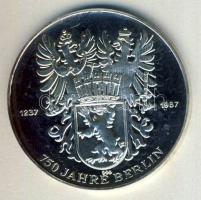 NSZK 1987. "Berlin - Emlékezet templom" Ag 20g T:PP