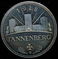 Német Birodalom / Weimari Köztársaság 1928. Ag 24,9g "Tannenberg" Szign.: V. O. Glöckler b. Pems T:2+/2