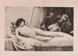 Silvestre, Armand: Le Nu au Salon de 1891. Paris, 1891. Bernard. Akt műalkotásokat bemutató mappa. S...