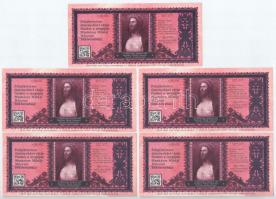 Békéscsaba / Munkácsy Mihály Múzeum 2021. 20 Munkácsy + 100 Munkácsy (5x) + 5db külföldi bankjegy eg...