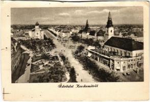 Kecskemét, látkép zsinagógával (non PC) (vágott / cut)