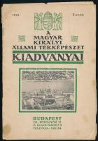 A M. Kir . Állami térképészet kiadványai 1934/1. 24p + 2 t. Térképek