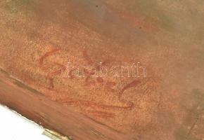 Czóbel jelzéssel: Csendélet. Olaj, karton. 45,5×38 cm