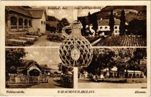 1941 Badacsony, Kisfaludy ház, Ibos szőlőgazdaság, Halászcsárda, vasútállomás (EK)