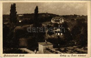 1925 Balatonalmádi, látkép az óvári kilátóval (EB)