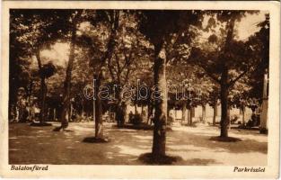 1928 Balatonfüred, park (EK)