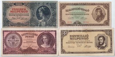 1945-1946. 500P-10.000BP (8xklf) T:II-,III