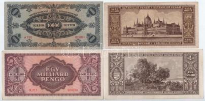 1945-1946. 500P-10.000BP (8xklf) T:II-,III