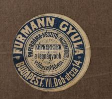 Pörge Gergely (1858-1930): Aratás Rákospalotán, 1905. Olaj, falemez. Jelezve balra lent: Pörge Gerge...