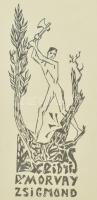 Boromisza Tibor (1880-1960): Ex libris Morvay Zsigmond (1910 körül). Klisényomat, papír, jelzett a n...