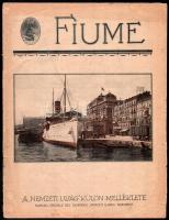 cca 1920 Fiume, a Nemzeti Újság külön melléklete, széteső állapotban, 24p