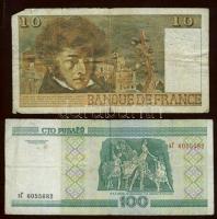 5db klf bankjegy az 1970-es évektől, benne spanyol, francia, fehérorosz T:III