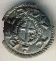 Béla herceg 1064-74. Denár Ag ÉH.6 T:2- közepes korr., szélek kitörve