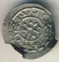 Béla herceg 1064-74. Denár Ag ÉH.6 T:2- közepes korr., szélek kitörve