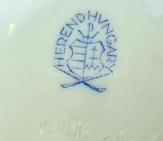 Herendi fácán mintás váza. Kézzel festett, jelzett, minimális kopással. 19 cm