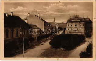 Besztercebánya, Banská Bystrica; Horná ulica / Felső utca. F. Machold kiadása / street view