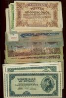 Kis tétel 1930-tól 83db pengő, infla T:II,II/III