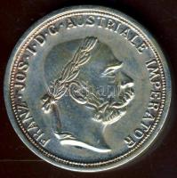 Ausztria 1904. "Ferenc József" ezüstözött Cu zseton T:2+