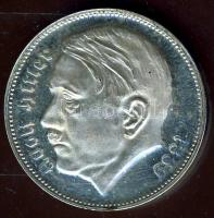 DN "A.Hitler" ezüstözött zseton h.k.-tel T:1