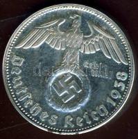 DN "A.Hitler" ezüstözött zseton h.k.-tel T:1