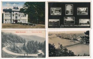 15 db RÉGI történelmi magyar város képeslap vegyes minőségben / 15 pre-1945 historical Hungarian town-view postcards in mixed quality from the Kingdom of Hungary