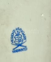 Herendi táncoló juhász, kézzel festett, jelzett, kopásnyomokkal, m: 30 cm