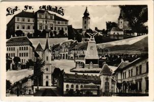 1946 Liptószentmiklós, Liptovsky Mikulás; mozaiklap / multi-view postcard (EK)