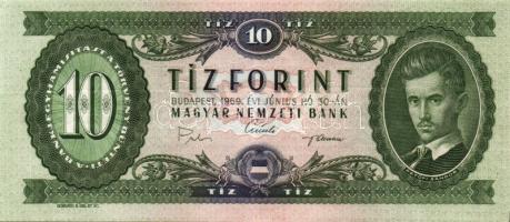 1957-86. 10Ft ((5x), 20Ft (2x), 50Ft (1x), 100Ft (2x) T:II+,II,II- Összesen 10db!