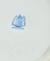 Herendi Viktória mintás körmös mini váza, kézzel festett, jelzett, kopott, m:18cm, d:20,5cm