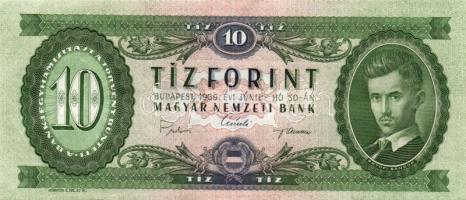 1957-86. 10Ft ((5x), 20Ft (2x), 50Ft (1x), 100Ft (2x) T:II+,II,II- Összesen 10db!