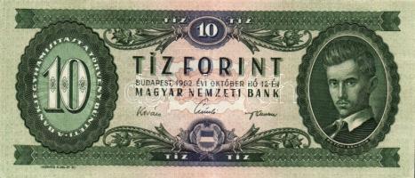 1957-86. 10Ft ((5x), 20Ft (2x), 50Ft (1x), 100Ft (2x) T:II+,II,II- Összesen 10db!