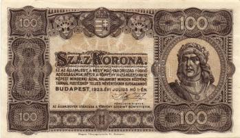 1913-1923. Kis korona tétel 20K piros "Deutschösterreich" fny-sal, 1K, 10K, 20K (2x), 50K ...