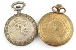 7 db régi zsebóra, benne vasutas is, nagyrészt nem működik, alkatrésznek