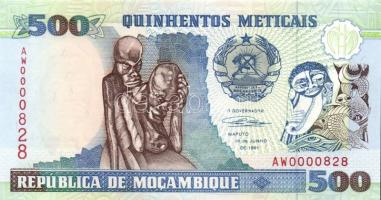Mozambik 1967-1991. 8 klf bankjegy T:I
