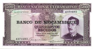 Mozambik 1967-1991. 8 klf bankjegy T:I