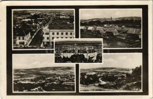 1947 Galgóc, Frasták, Hlohovec; kastély, látkép, utca, hajómalom / castle, general view, street view, floating ship mill (boat mill) (EK)