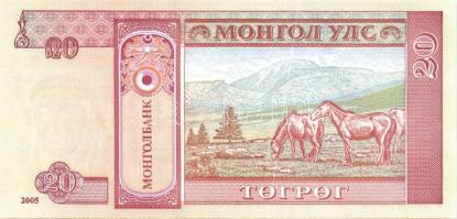 Mongólia 1955-2005. 16 klf bankjegy T:I