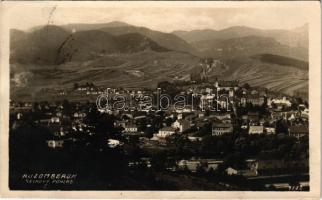 1925 Rózsahegy, Ruzomberok; látkép, vasútállomás / general view, railway station